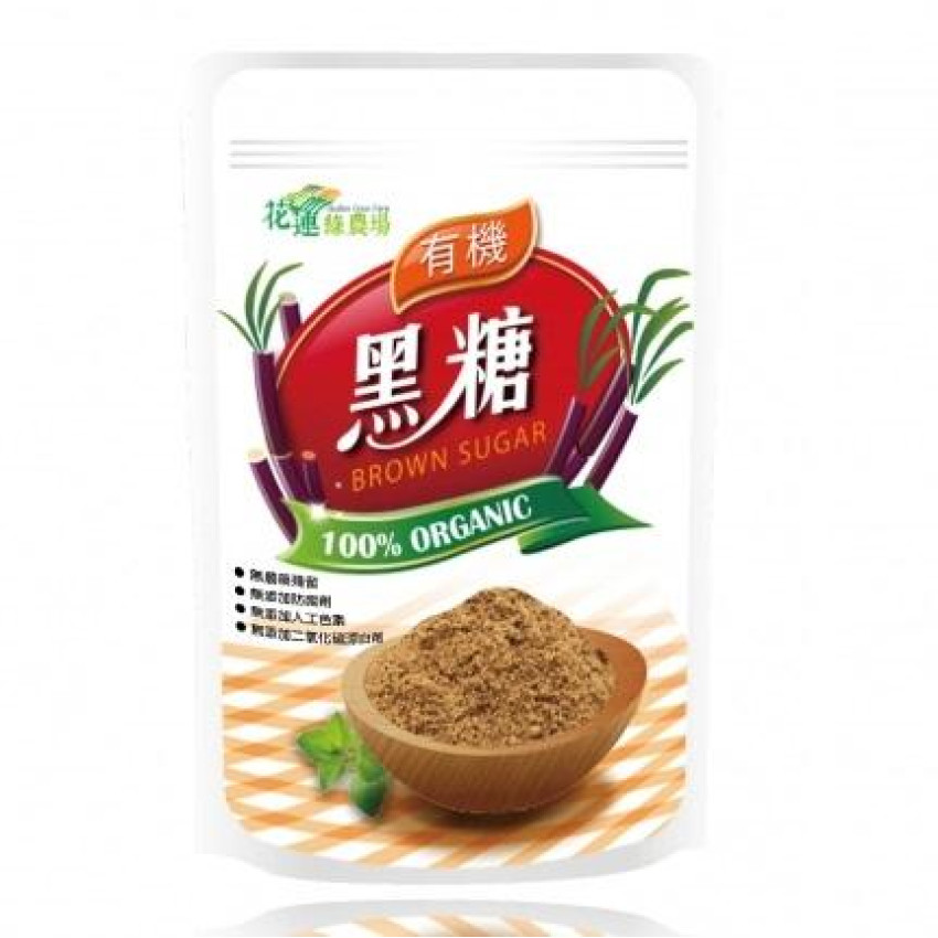 花蓮綠農場-有機黑糖450g