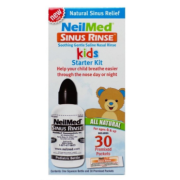 美國進口鼻腔清潔裝小童30包裝(1瓶,1蓋,管) Pediatric SINUS RINSETM STARTER KIT