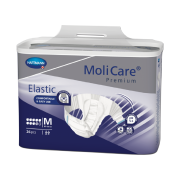 德國赫曼 - MoliCare® Premium Elastic 安加適®彈性金裝夜用加強版成人紙尿片(中碼)(26片裝)(赫曼全新升級配方)