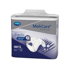 德國赫曼 - MoliCare® Premium Elastic 安加適®彈性金裝夜用加強版成人紙尿片(大碼)(24片裝)(赫曼全新升級配方)