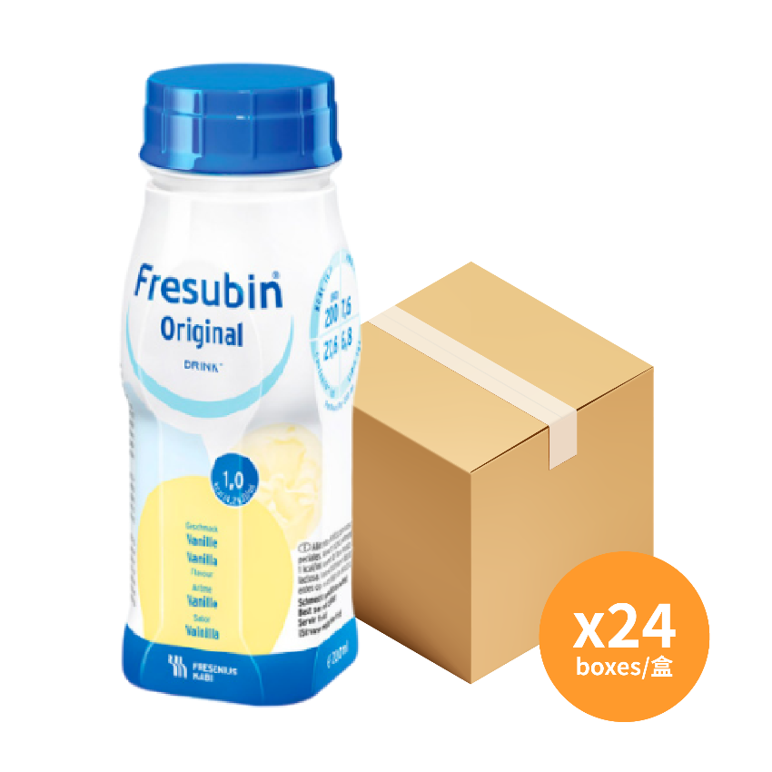 倍力康 1千卡營養品 Fresubin Original Drink (雲呢拿味) (1箱24支) (200ml)