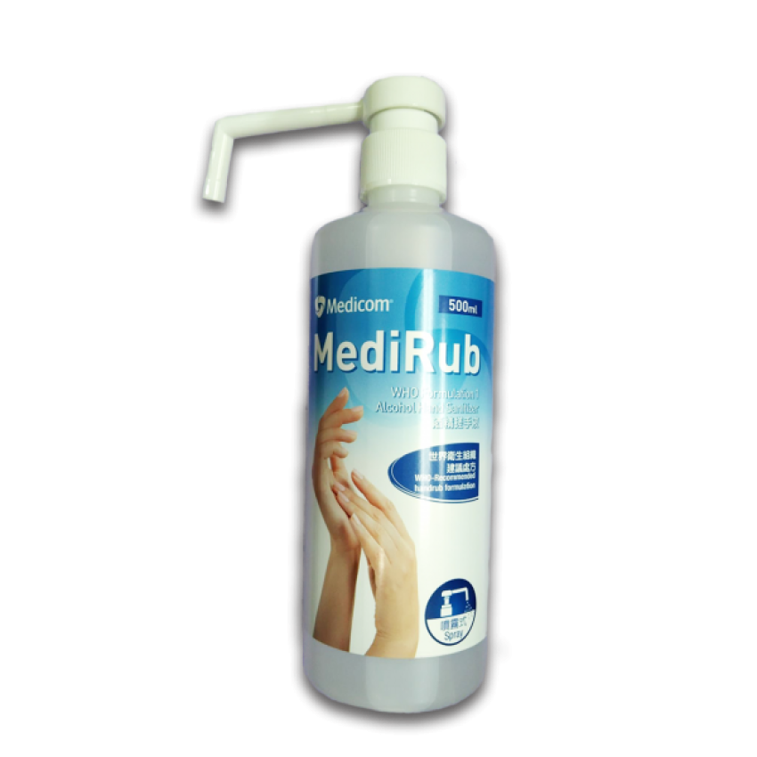 Medicom Alcohol Handrub WHO F1 Round 酒精搓手液 500ml